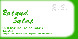 roland salat business card
